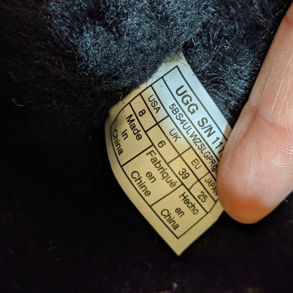 UGG Women's Black Snow Leopard Boots - Picture 2 of 4